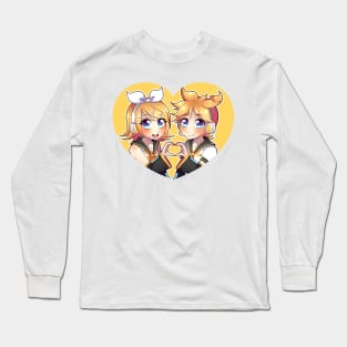 VOCALOID - Kagamine Rin and Len Heart Long Sleeve T-Shirt